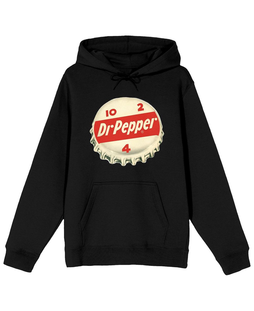 Свитшот Dr. Pepper Big & Tall Dr Pepper Bottle Cap Black-4XL