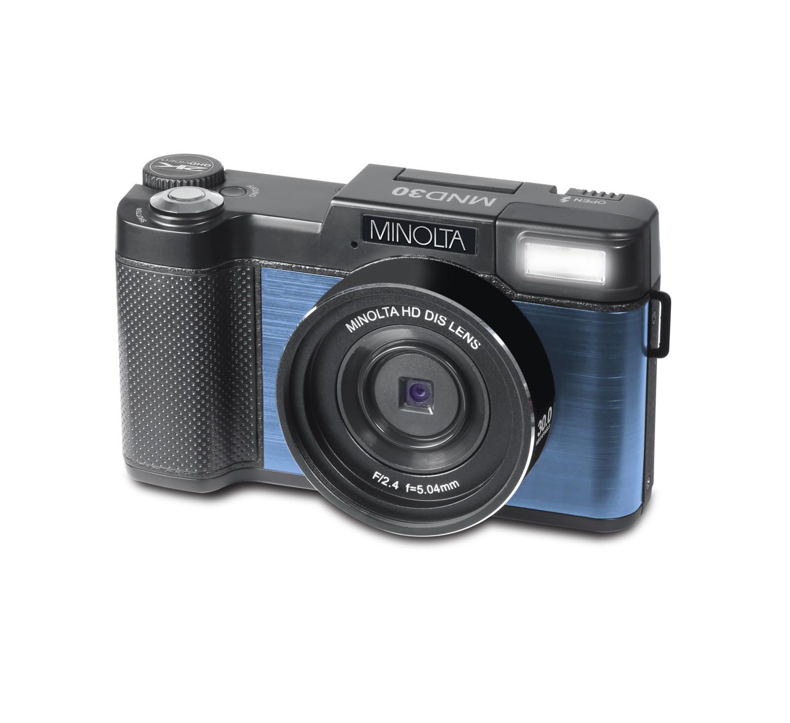 Minolta MND30 30MP 2.7K Quad HD 4x Digital Zoom Digital Camera
