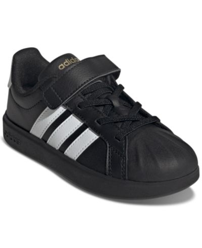 Adidas Little Kids Streettalk Elastic Lace Stay-Put Closure Casual Sneakers from Finish Line