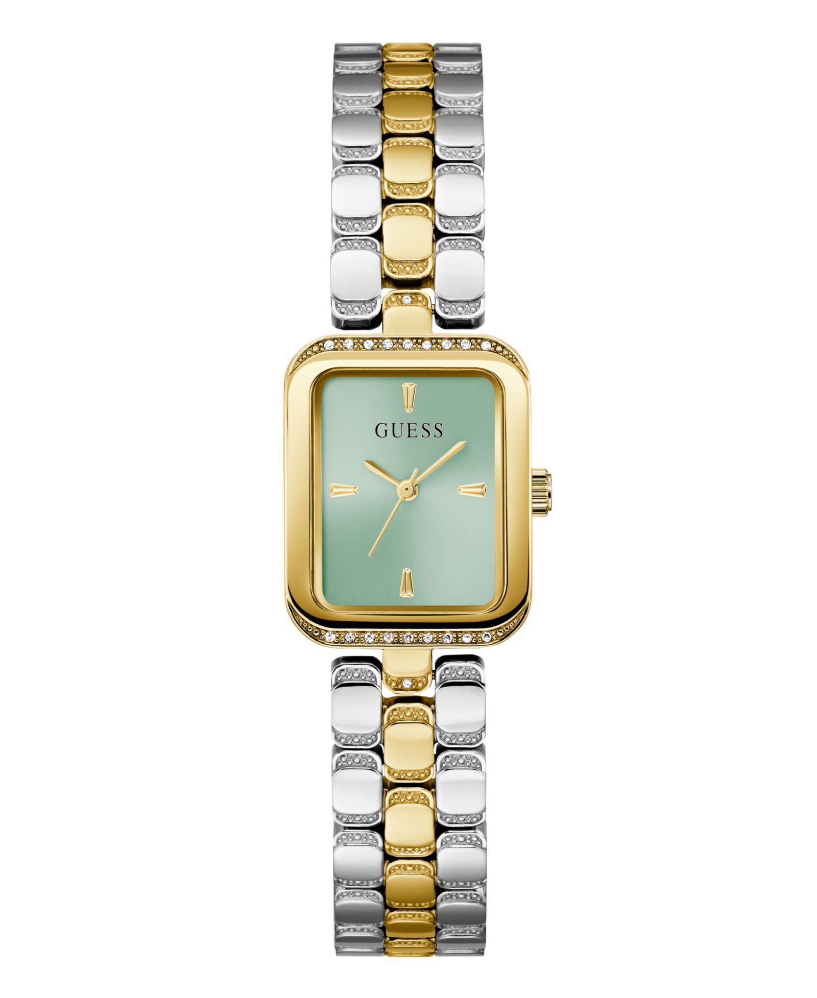 Женские аналоговые часы GUESS Two-Tone Steel, 22mm