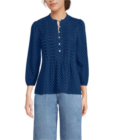 Deep sea navy pin dot