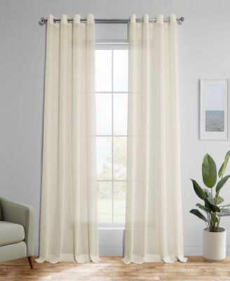 Полупрозрачная тюль Half Price Drapes с текстурой льна
