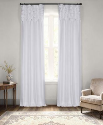 Half Price Drapes Ruched Vintage Textured Faux Dupioni Silk Curtain