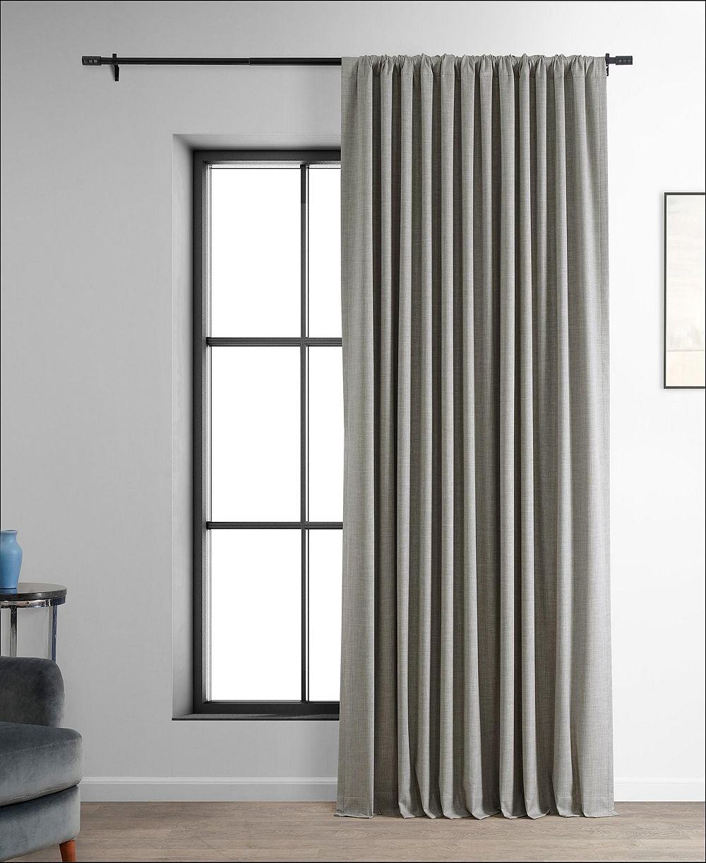 Half Price Drapes Широкие шторы из льна для отелей, Blackout