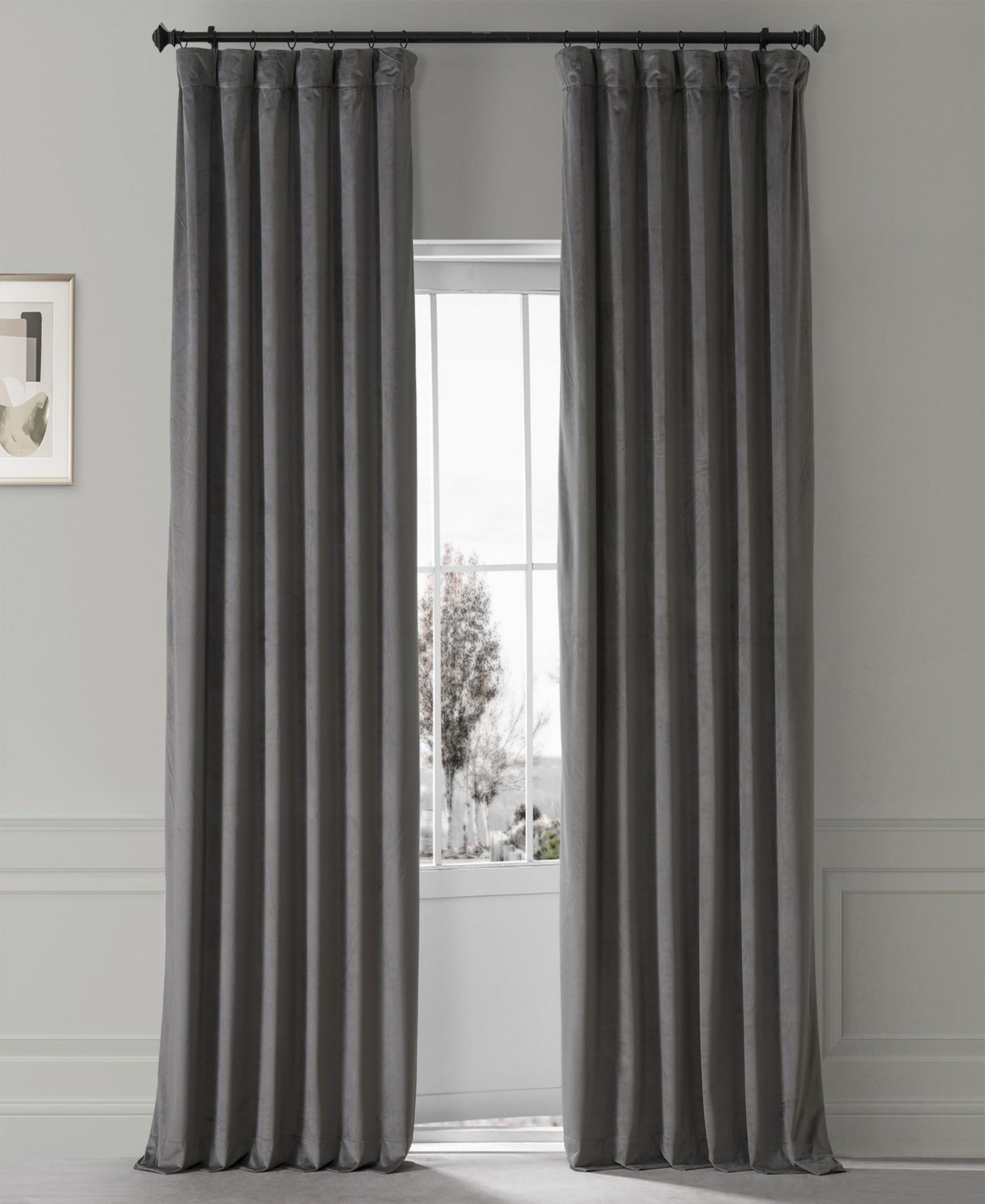 Шторы Half Price Drapes Signature, плюшевый бархат, blackout
