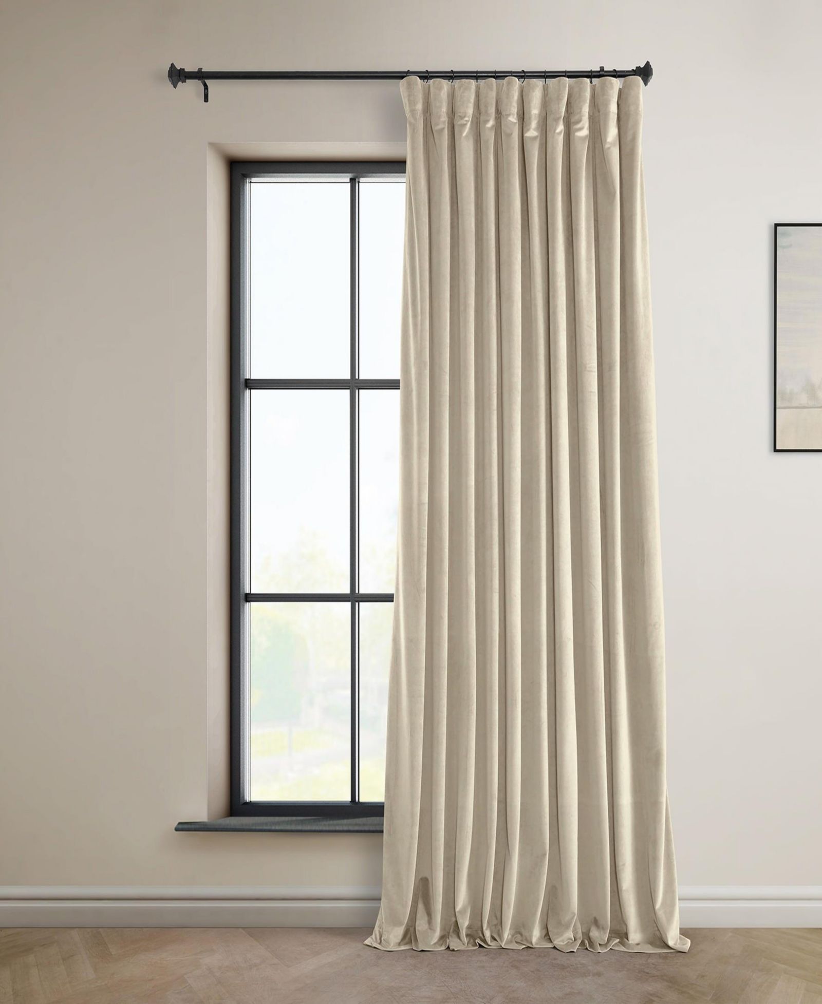 Шторы Half Price Drapes Signature Plush Velvet Blackout, очень широкие
