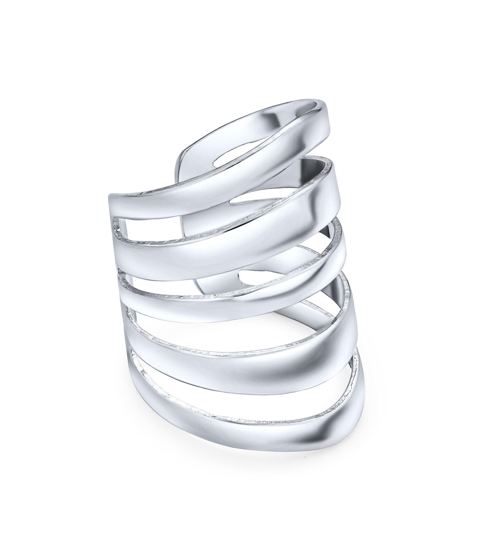 Серьги-кафф Bling Jewelry Minimalist Geometric Ear Cuff Cartilage Clip Wrap Helix