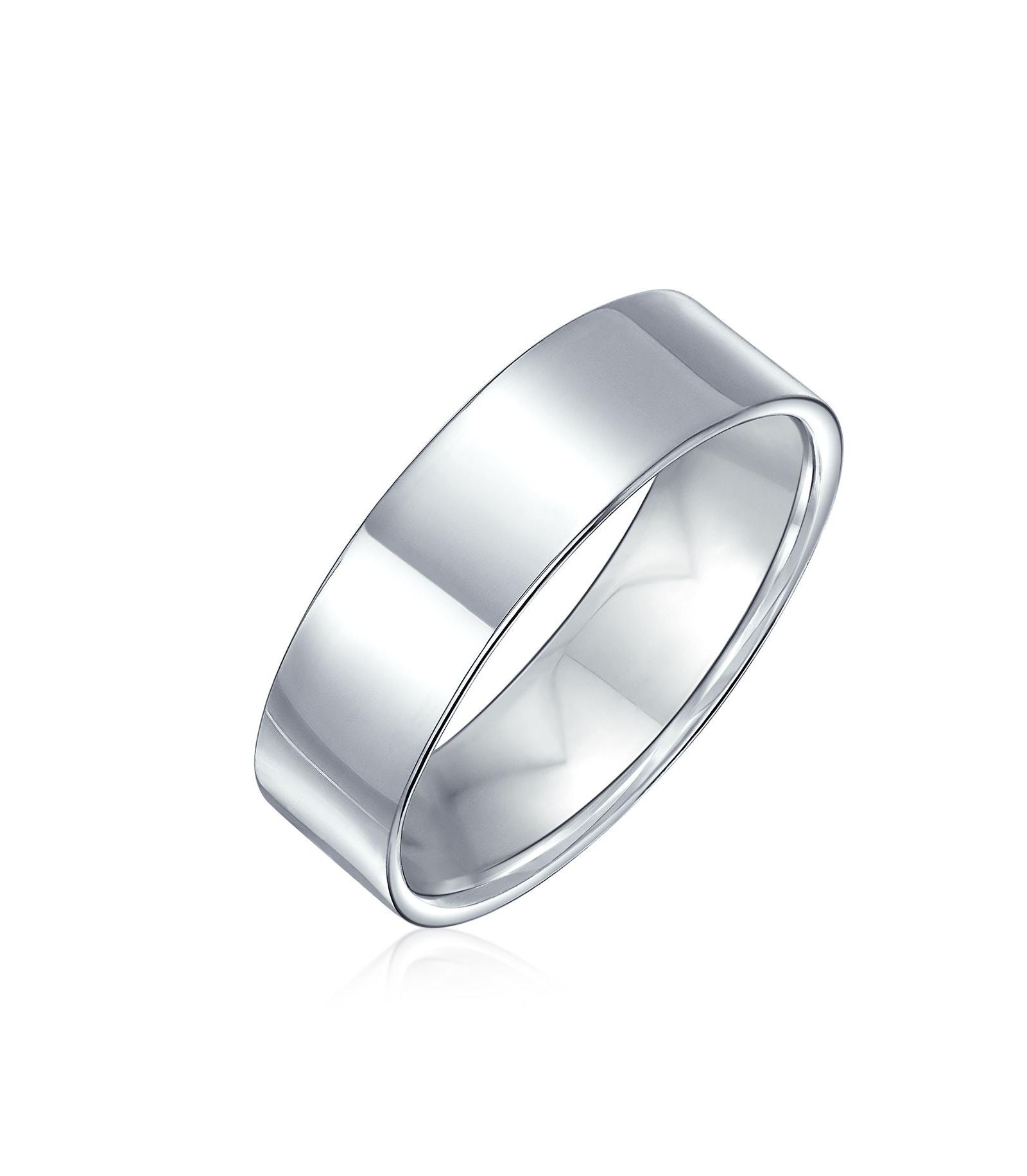 Bling Jewelry Wedding Band Ring .925 Sterling Silver