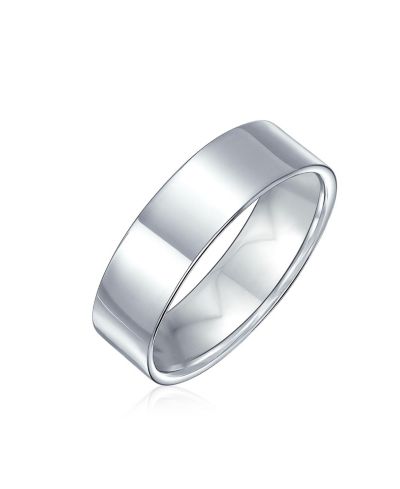 Bling Jewelry Wedding Band Ring .925 Sterling Silver