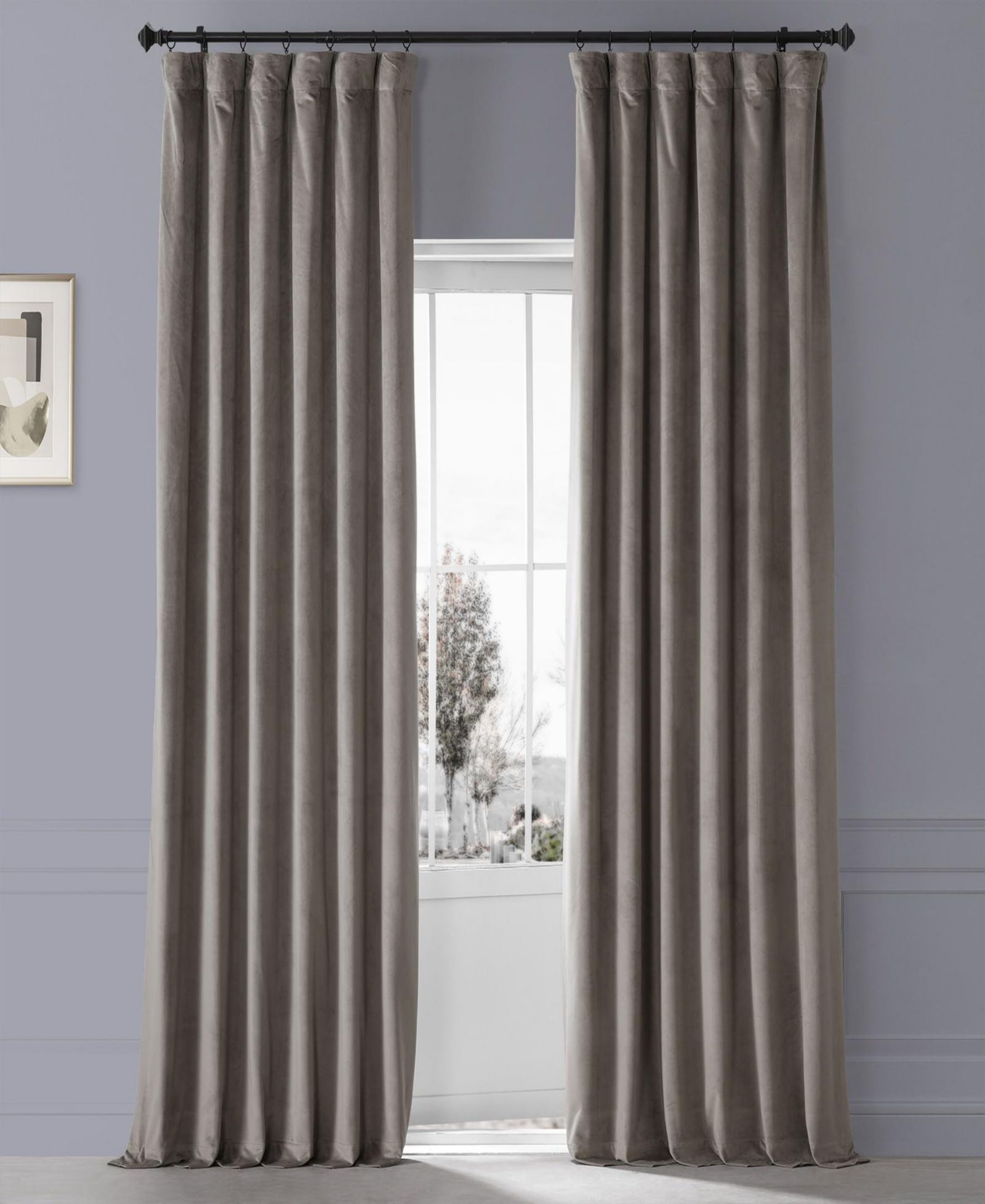 Шторы блэкаут Half Price Drapes Signature Plush Velvet, отельный стиль