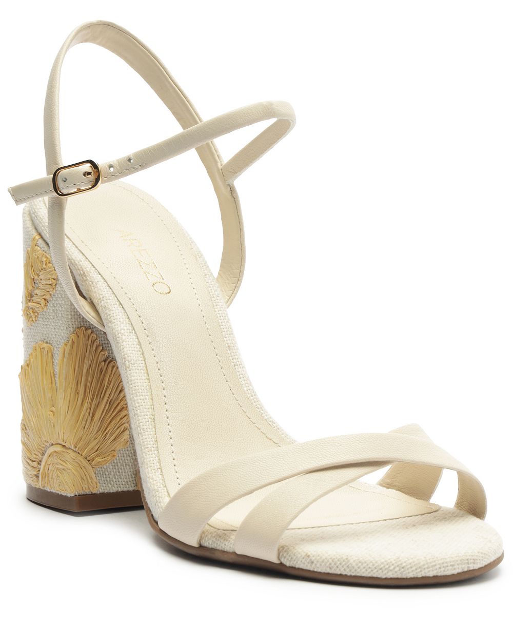 Arezzo Women's Dana Round Toe Dress Sandals