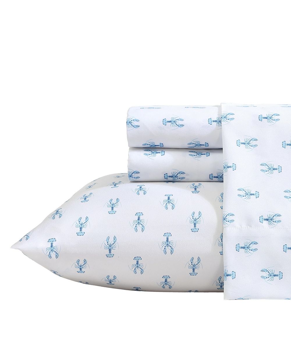 Комплект из 4 предметов Nautica Printed Cooling Microfiber, Full