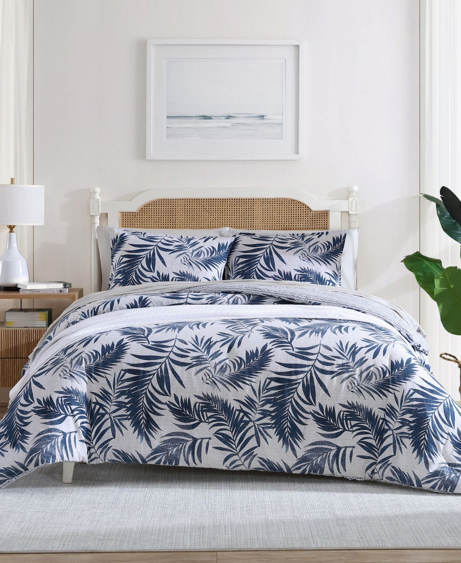 Nautica Marina Leaf Reversible 3-Pc. Comforter Set, Full/Queen