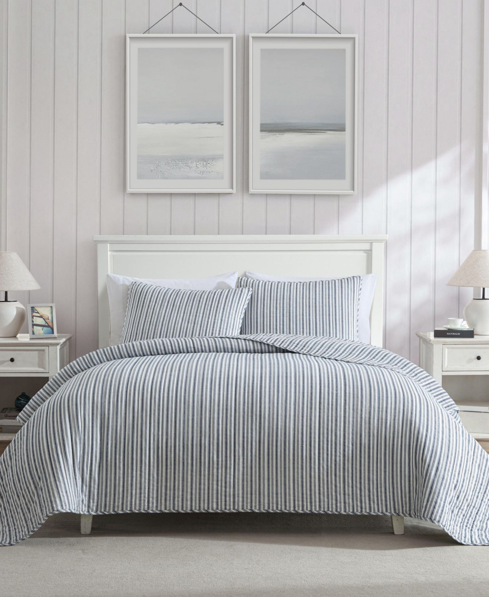 Стягательное одеяло Nautica Coleridge Reversible 2-Pc. Quilt Set, Twin