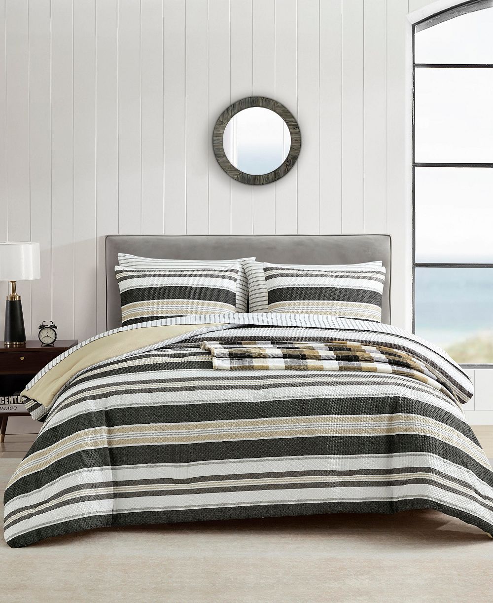 Nautica Prospect Harbor Embossed 8-Pc. Comforter Set, King