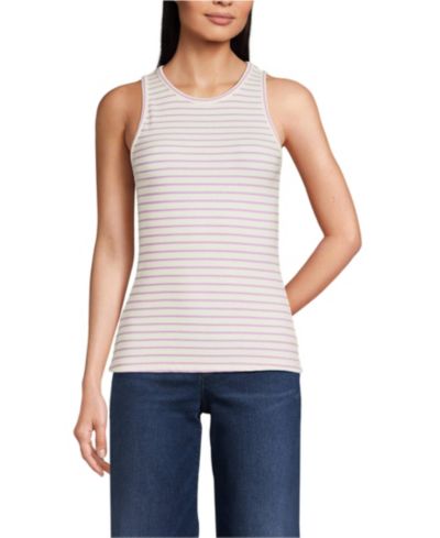 Ivory/wild lilac stripe