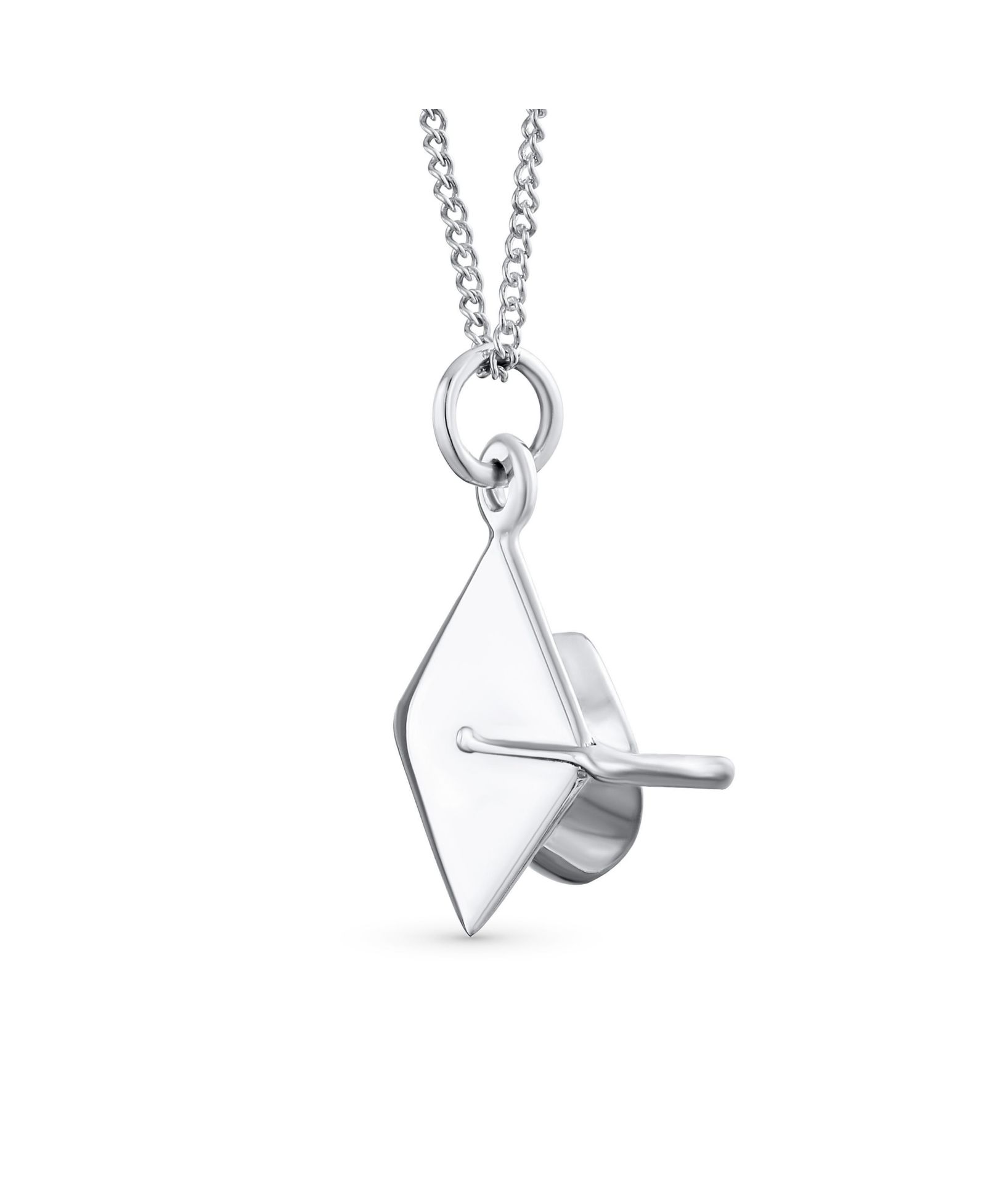 Подвеска Bling Jewelry Graduate Gift Sterling с дизайном академической шапочки