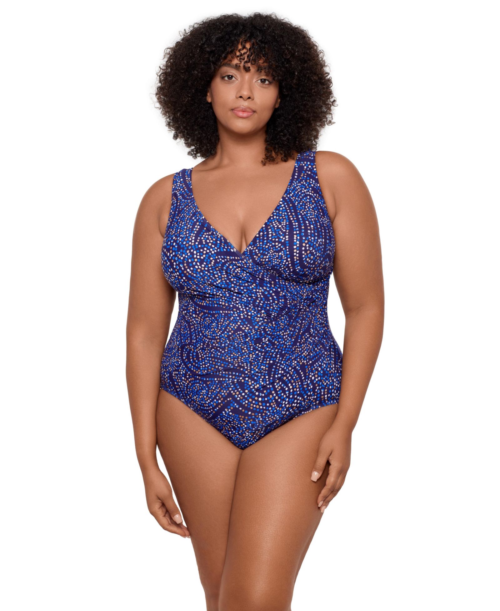Miraclesuit слитный купальник Plus Size Spotlight Oceanus One Piece
