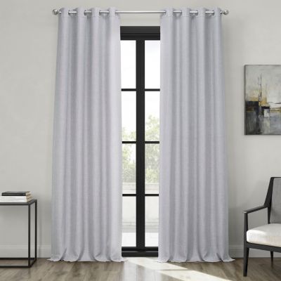 Шторы Half Price Drapes Grommet Textured Faux Linen Room Darkening