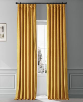 Шторы Half Price Drapes Sophomore Gold Signature, бархатные, блэкаут