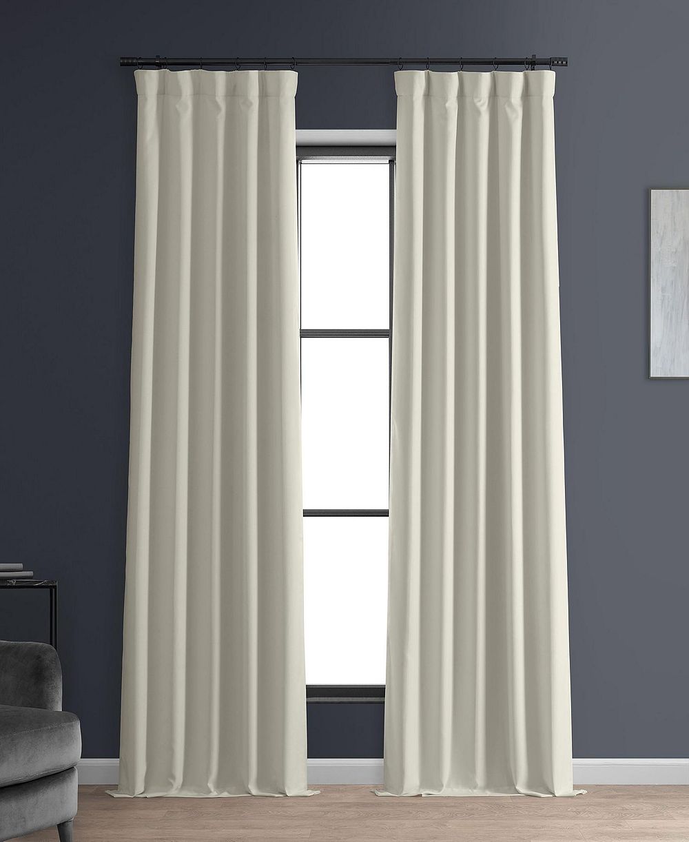 Шторы из искусственного льна Blackout от Half Price Drapes