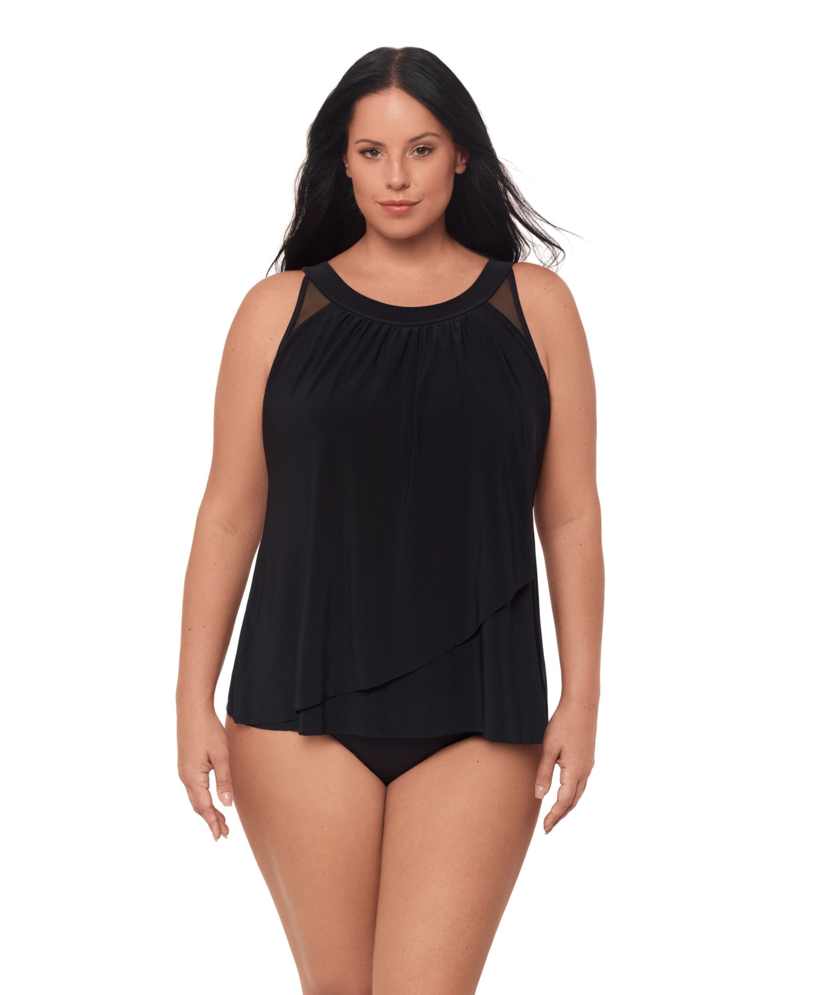Miraclesuit Plus Size Illusionists Ursula Tankini Top