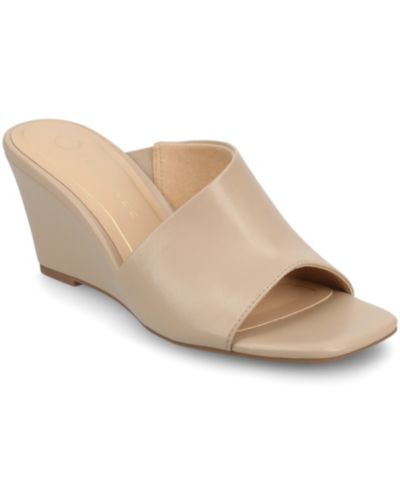 Journee Collection Women's Clementine Wedge Sandals