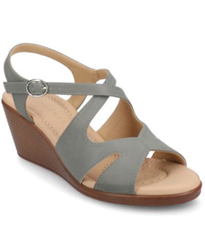 Женские босоножки на платформе Journee Collection Women's Kedzie2 Strappy Wedge