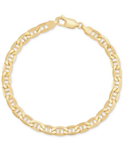 Браслет Italian Gold Polished Mariner Link Chain 7.5" (5.5mm) из 14k золота