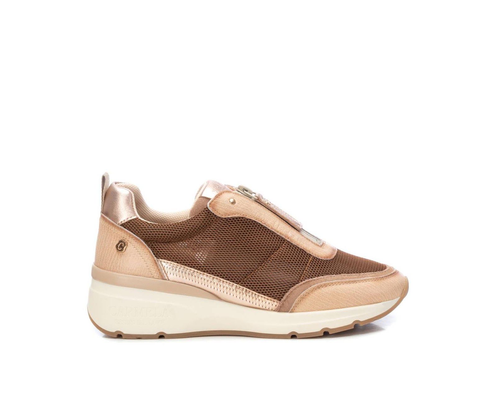 Carmela Collection Women's Leather Casual Sneakers By Xti
