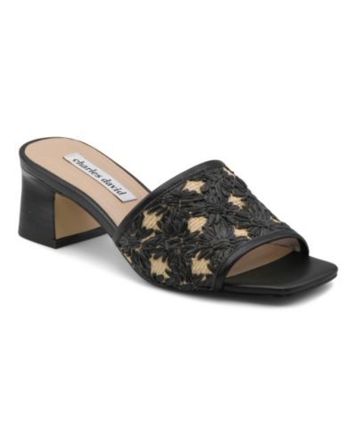 Charles David Women's Raffi Chunky Heel Dress Mule