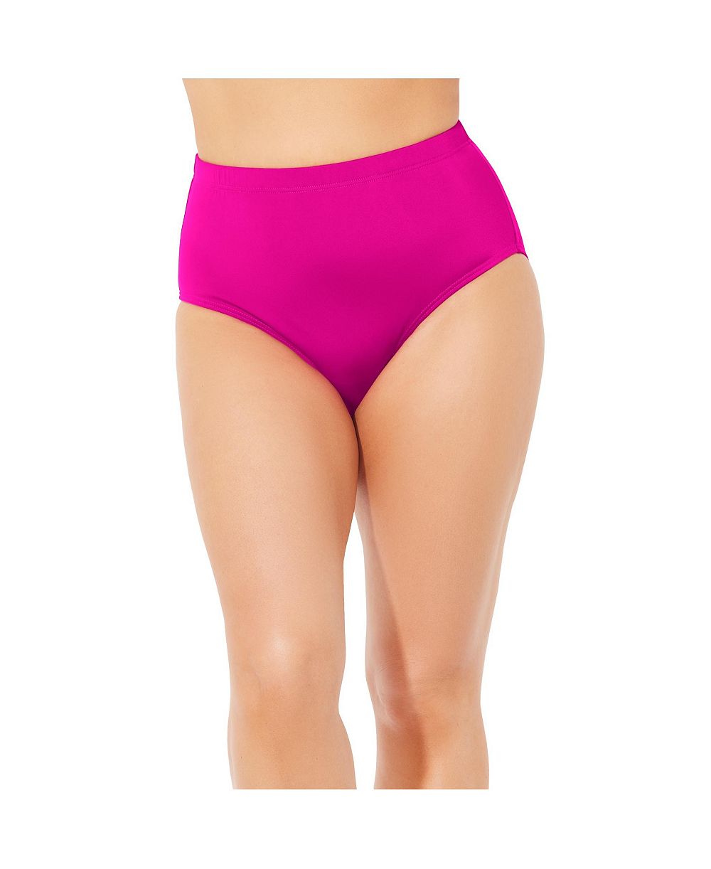 Swimsuits for All Women's Chlorine Resistant Full Coverage Swim Brief