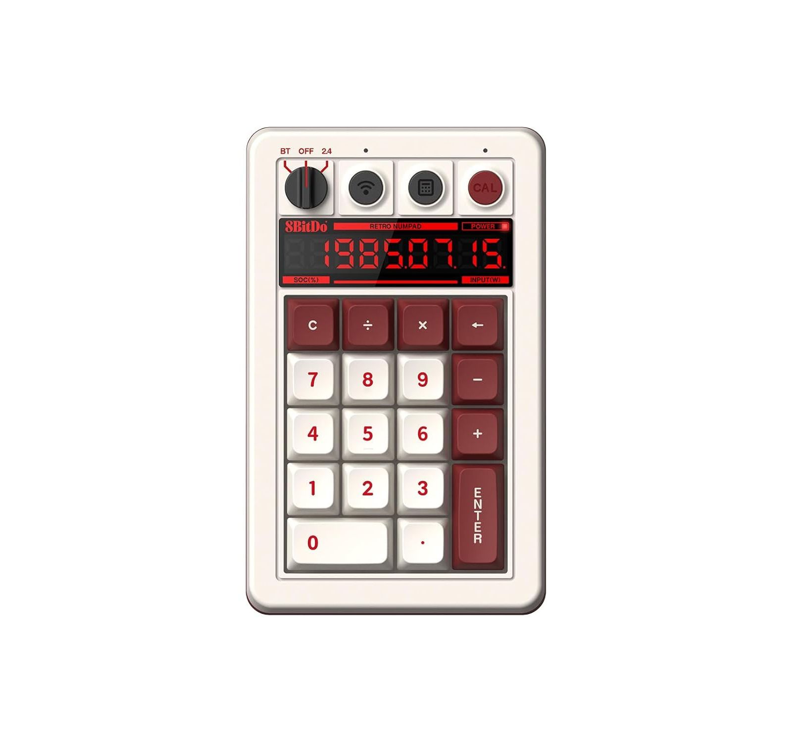 8BitDo Retro 18 Беспроводная механическая цифровая клавиатура и калькулятор для Windows и Android