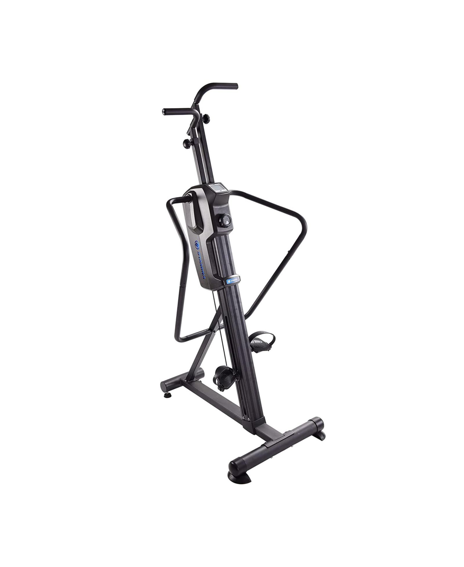 Stamina Products Cardio Climber Home Workout Fitness Exercise Machine with Smart Coaching, LCD Monitor, And Wheels for Easy Storage