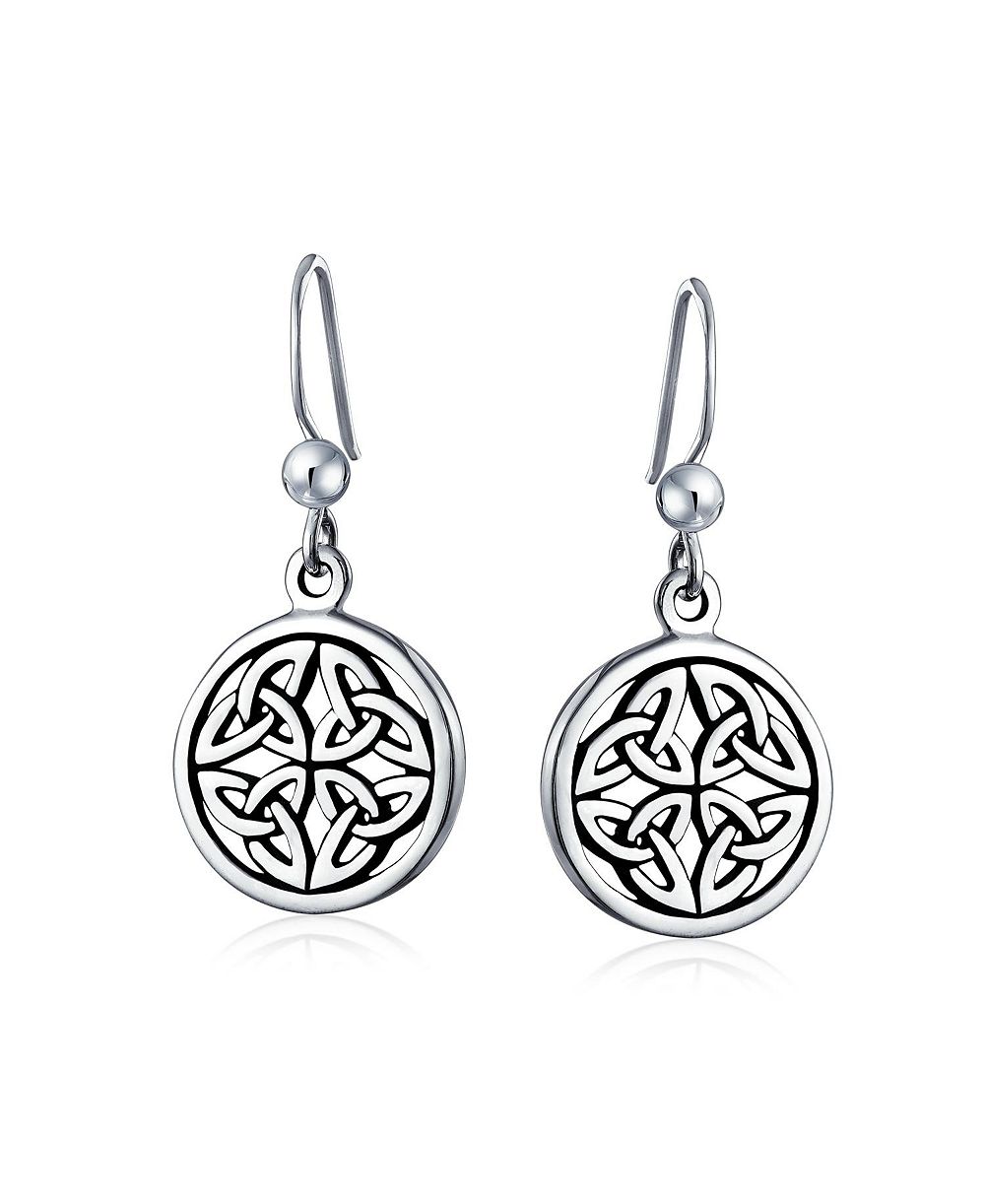 Серьги Bling Jewelry Ancient Viking Celtic Knot Dangle Sterling Silver