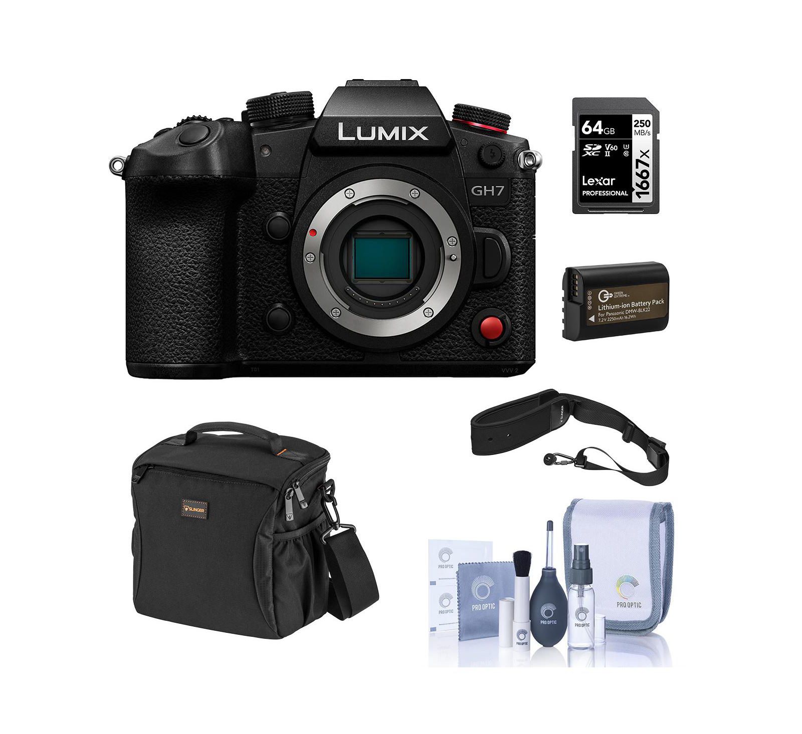 Panasonic Lumix GH7 5.8K Apple ProRes RAW Mirrorless Camera