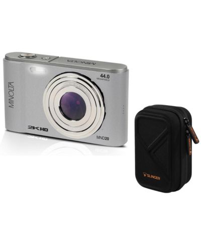 Цифровая камера Minolta MND20 44 MP 2.7K Ultra HD с чехлом-слингером