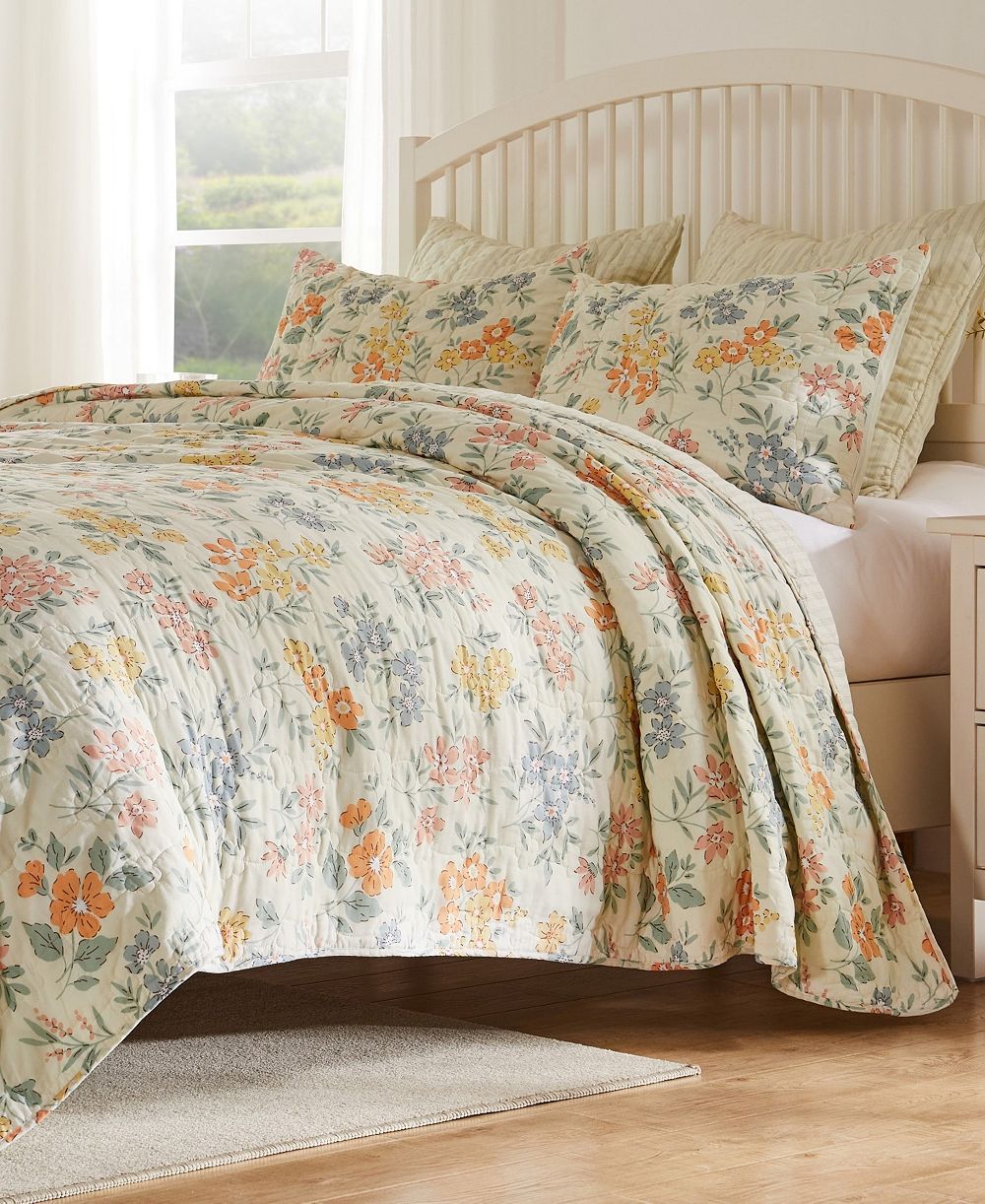 Greenland Home Fashions Chloe Цветной комплект покрывал 2 шт., Twin