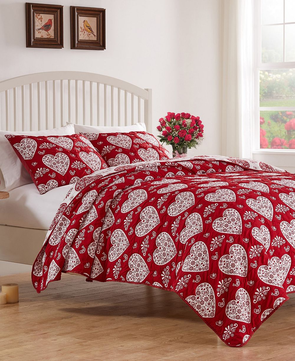 Комплект покрывал Greenland Home Fashions Lovebirds