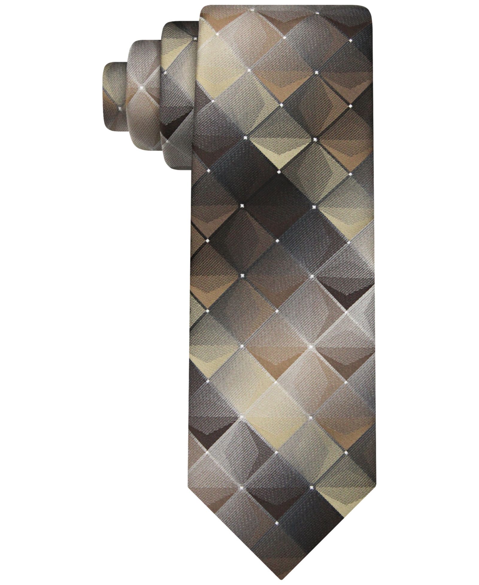 Мужской галстук Van Heusen Men's Shadow Grid-Pattern