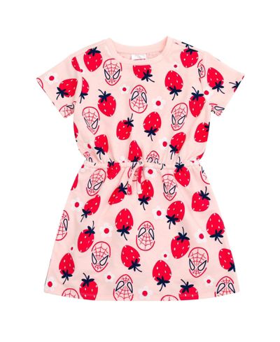 Платье Marvel Spider-Man Girls French Terry Skater Dress Toddler to Big Kid