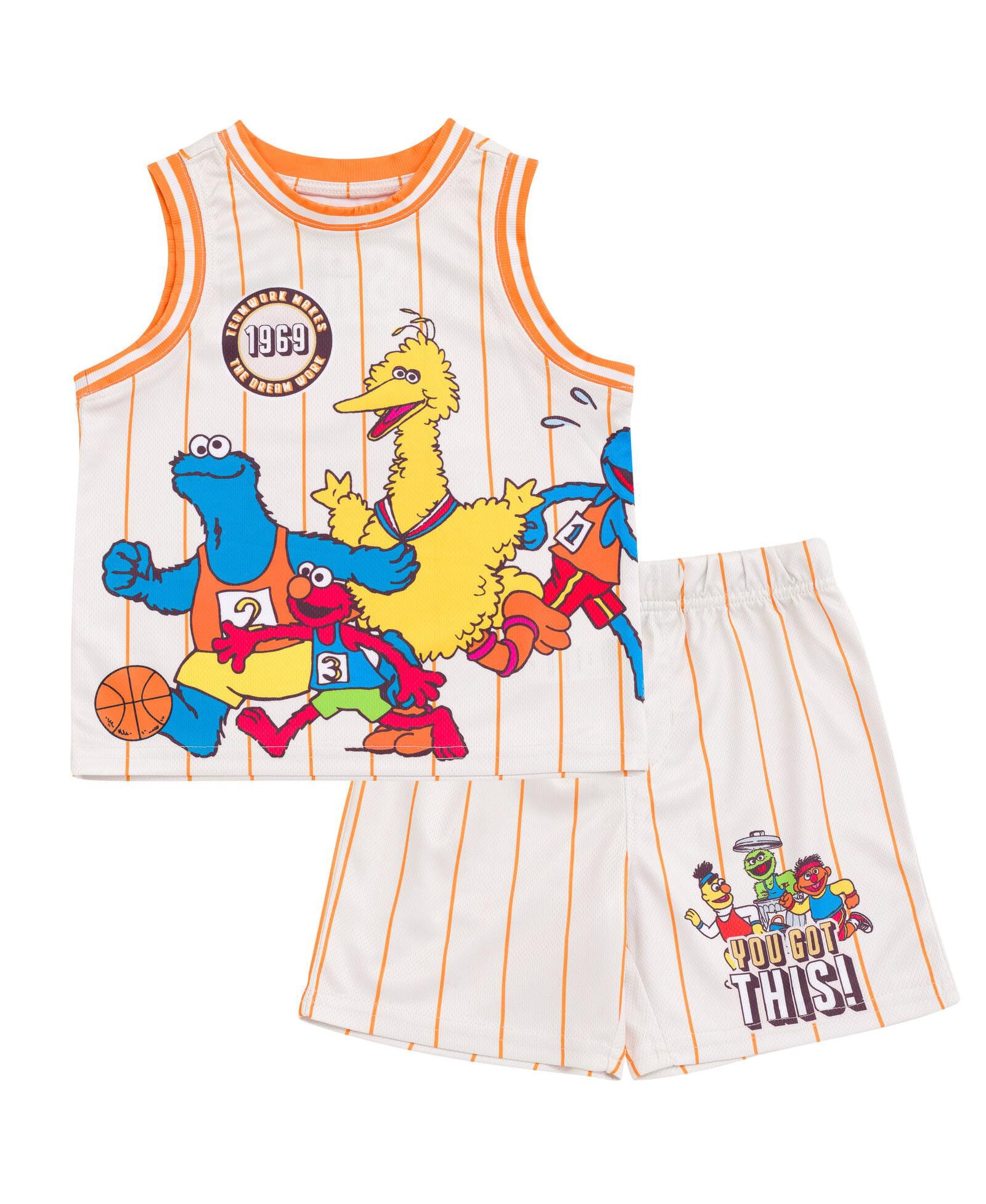 Комплект из топа и шорт Sesame Street для малышей