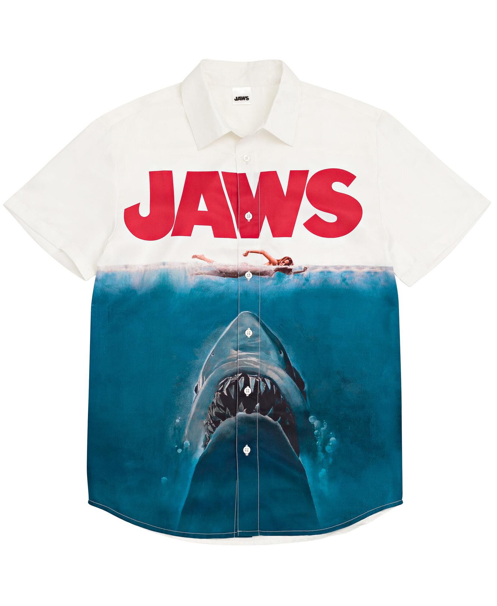 JAWS рубашка гавайская на пуговицах для малышей-мальчиков