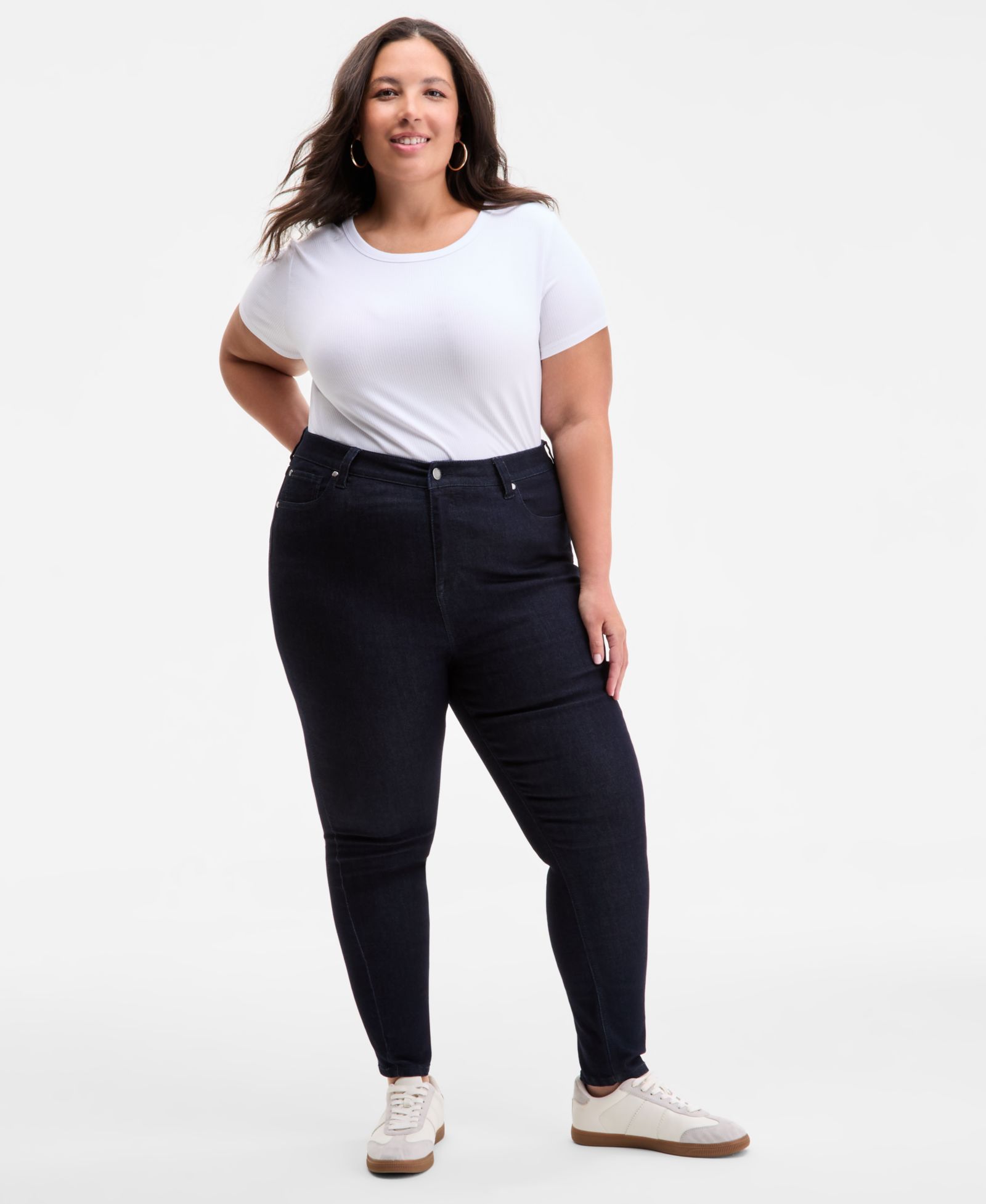 On 34th Trendy Plus Size High-Rise Skinny Jeans, Exclusively at Macy's