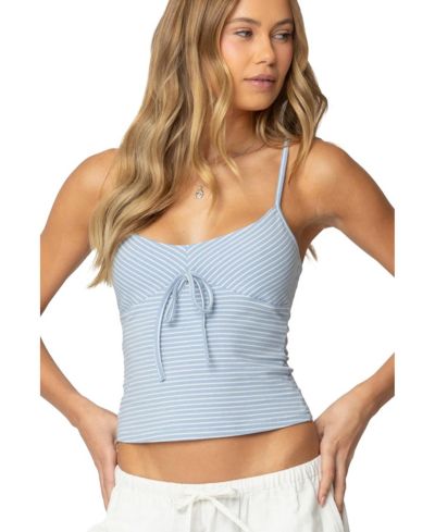 Edikted Women's Tova Striped Scoop Tank Top