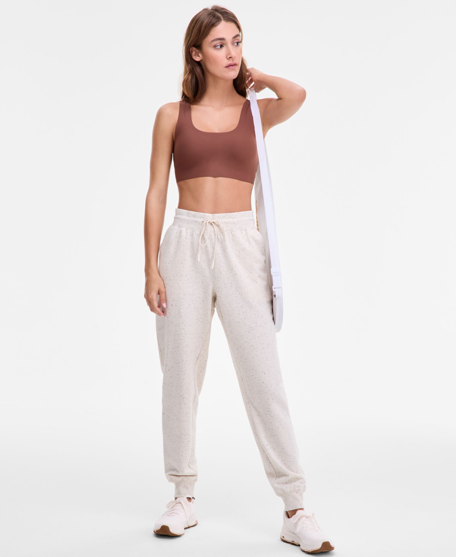 ID Ideology Women's Printed Fleece Jogger Pants, Macy's Exclusive