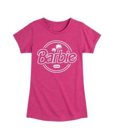 Детская футболка Barbie с графическим принтом Logo Palm Trees и коротким рукавом