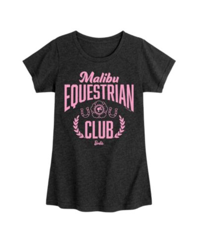 Barbie Детская футболка с принтом Malibu Equestrian Club, короткий рукав