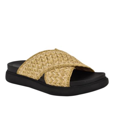 Женские сандалии Calvin Klein Pacen Woven Crisscross Flat