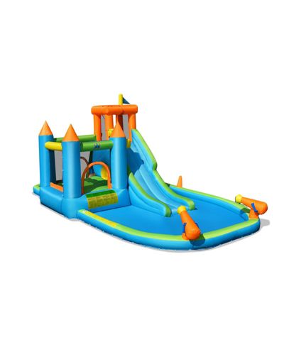Надувной водный аттракцион Slickblue Kids Bounce House с бассейном для детей